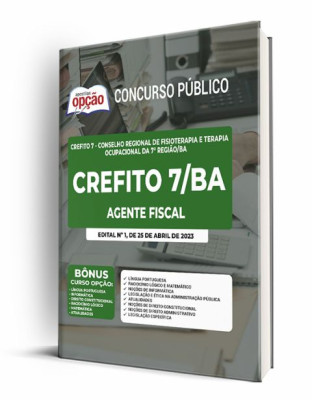 Apostila CREFITO 7 Bahia - Agente Fiscal