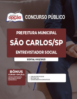Apostila Prefeitura de São Carlos - SP - Entrevistador Social