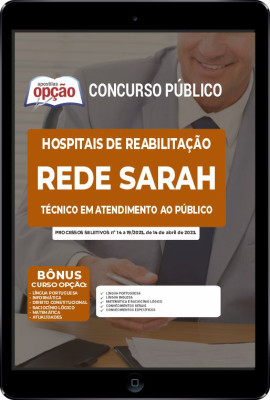 Apostila Rede SARAH em PDF - Técnico em Atendimento ao Público