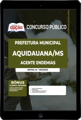 Apostila Prefeitura de Aquidauana - MS em PDF - Agente de Endemias