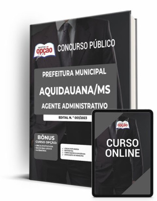 Apostila Prefeitura de Aquidauana - MS - Agente Administrativo