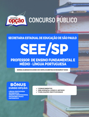 Apostila SEE-SP - Professor de Ensino Fundamental e Médio - Língua Portuguesa