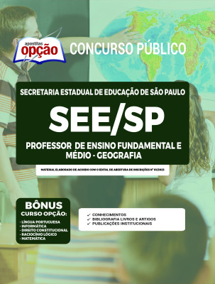 Apostila SEE-SP - Professor de Ensino Fundamental e Médio - Geografia