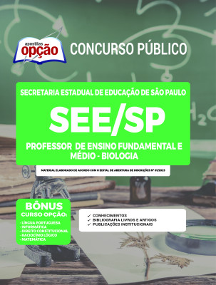 Apostila SEE-SP - Professor de Ensino Fundamental e Médio - Biologia