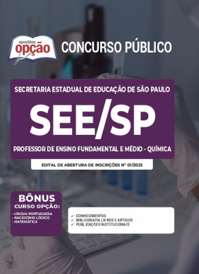 Apostila SEE-SP - Professor de Ensino Fundamental e Médio - Química