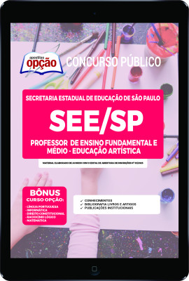Apostila SEE-SP em PDF - Professor de Ensino Fundamental e Médio - Educação Artística