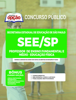 Apostila SEE-SP - Professor de Ensino Fundamental e Médio - Educação Física