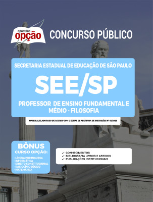 Apostila SEE-SP - Professor de Ensino Fundamental e Médio - Filosofia