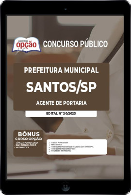 Apostila Prefeitura de Santos - SP em PDF - Agente de Portaria