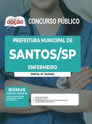 Apostila Prefeitura de Santos - SP - Enfermeiro