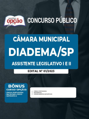 Apostila Câmara de Diadema - SP - Assistente Legislativo I e II
