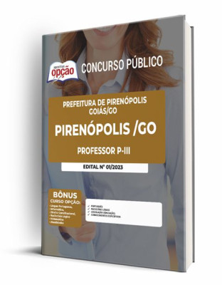 Apostila Prefeitura de Pirenópolis - GO - Professor P-III
