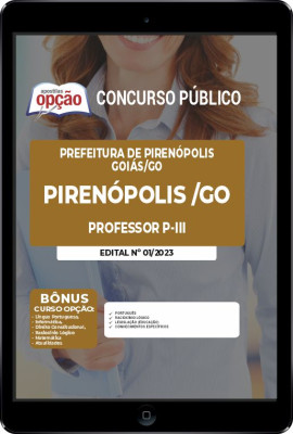 Apostila Prefeitura de Pirenópolis - GO em PDF - Professor P-III