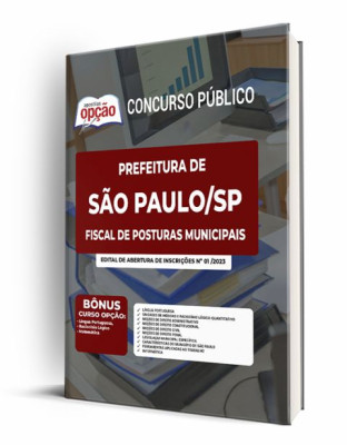 Apostila Prefeitura de São Paulo - SP - Fiscal de Posturas Municipais