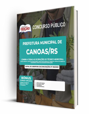 Apostila Prefeitura de Canoas - RS - Comum a Todas as Ocupações de Técnico Municipal