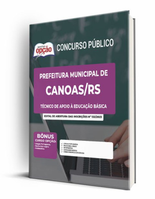 Apostila Prefeitura de Canoas - RS - Técnico de Apoio à Educação Básica