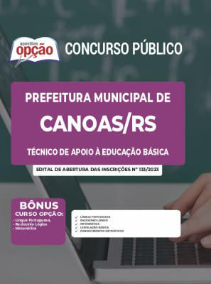 Apostila Prefeitura de Canoas - RS - Técnico de Apoio à Educação Básica