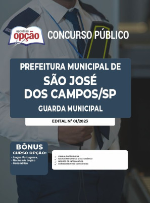 Apostila Prefeitura de São José dos Campos - SP - Guarda Municipal