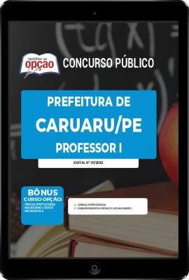 Apostila Prefeitura de Caruaru - PE em PDF - Professor I