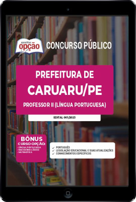 Apostila Prefeitura de Caruaru - PE em PDF - Professor II (Língua Portuguesa)