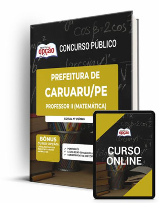 Apostila Prefeitura de Caruaru - PE - Professor II (Matemática) 