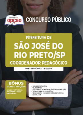 Apostila Prefeitura de São José do Rio Preto - SP - Coordenador Pedagógico