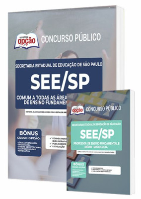 Combo Impresso SEE-SP - Sociologia