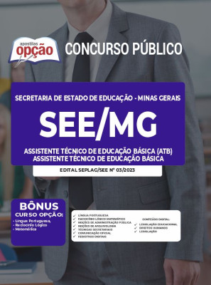 Apostila SEE-MG - Assistente Técnico de Educação Básica (ATB) - Assistente Técnico de Educação Básica