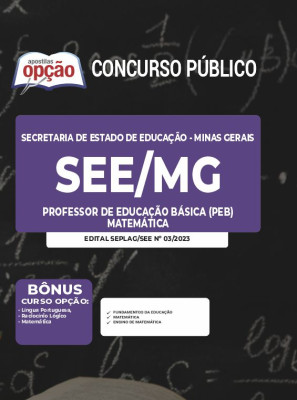Apostila SEE-MG - Professor de Educação Básica (PEB) - Matemática