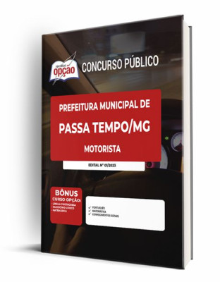 Apostila Prefeitura de Passa Tempo - MG - Motorista