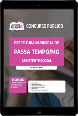 Apostila Prefeitura de Passa Tempo - MG em PDF - Assistente Social