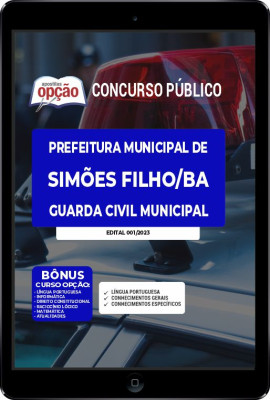 Apostila Prefeitura de Simões Filho - BA em PDF - Guarda Civil Municipal