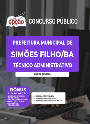 Apostila Prefeitura de Simões Filho - BA - Técnico Administrativo