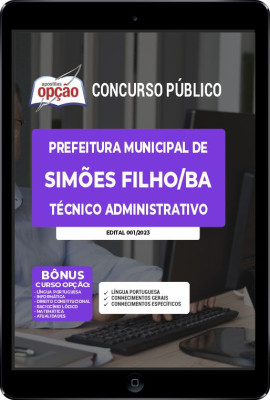Apostila Prefeitura de Simões Filho - BA em PDF - Técnico Administrativo