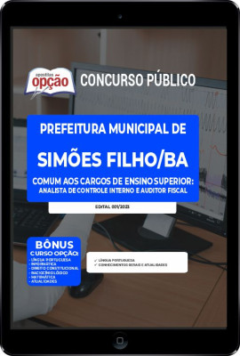Apostila Prefeitura de Simões Filho - BA em PDF - Comum aos Cargos de Ensino Superior