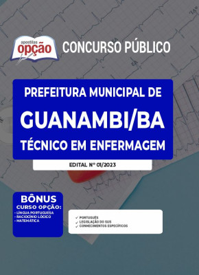 Apostila Prefeitura de Guanambi - BA - Técnico em Enfermagem