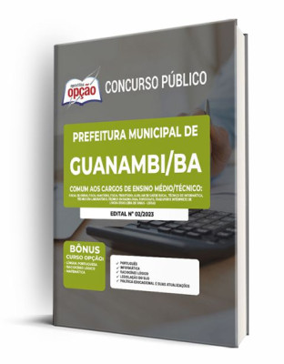 Apostila Prefeitura de Guanambi - BA - Comum aos Cargos de Ensino Médio/Técnico