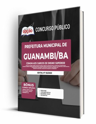 Apostila Prefeitura de Guanambi - BA - Comum aos Cargos de Ensino Superior