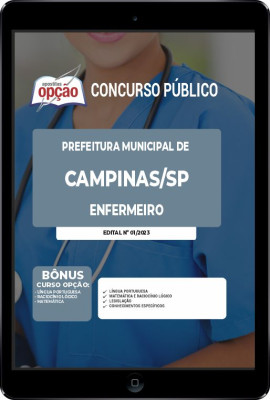 Apostila Prefeitura de Campinas - SP em PDF - Enfermeiro