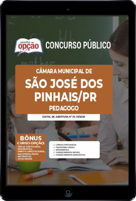 Apostila Câmara de São José dos Pinhais - PR em PDF - Pedagogo