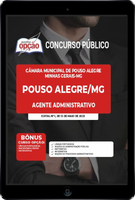Apostila Câmara de Pouso Alegre - MG em PDF - Agente Administrativo