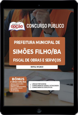 Apostila Prefeitura de Simões Filho - BA em PDF - Fiscal de Obras e Serviços