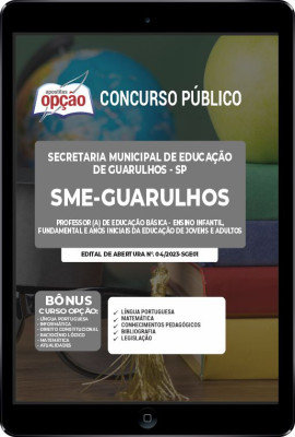 Apostila SME Guarulhos - SP em PDF - Professor (a) de Educação Básica