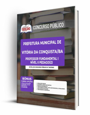 Apostila Prefeitura de Vitória da Conquista - BA - Professor Fundamental I - Nível II Pedagogo