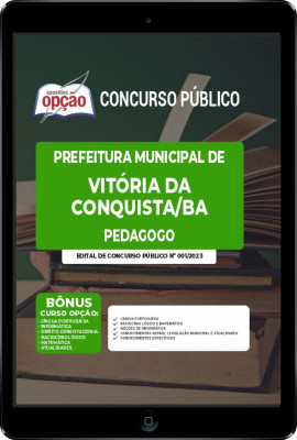Apostila Prefeitura de Vitória da Conquista - BA em PDF - Pedagogo
