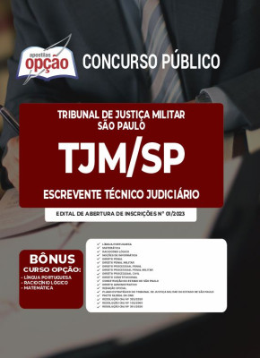 Apostila TJM-SP - Escrevente Técnico Judiciário