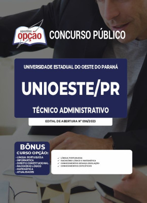 Apostila UNIOESTE-PR - Técnico Administrativo