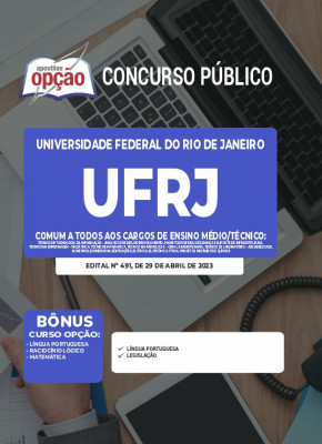 Apostila UFRJ - Comum Cargos de Ensino Médio/Técnico