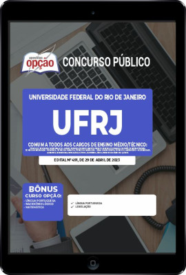 Apostila UFRJ em PDF - Comum Cargos de Ensino Médio/Técnico