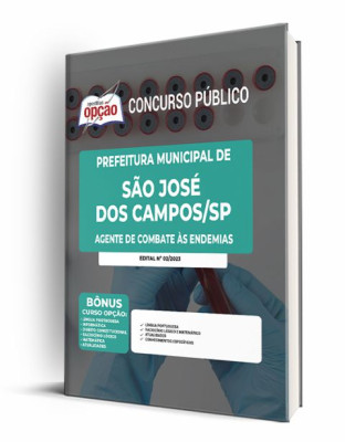 Apostila Prefeitura de São José dos Campos - SP - Agente de Combate às Endemias